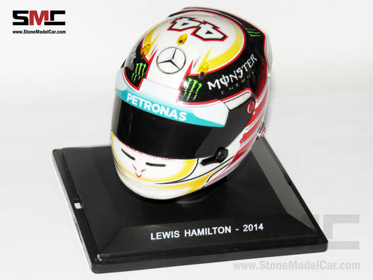 Mercedes F1 W05 #44 Lewis Hamilton Season 2014 2x Times World Champion Spark 1:5 Helmet
