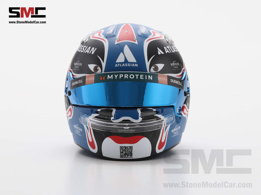 [Pre-Order] Williams F1 FW47 #23 Alexander Albon Chinese GP 2025 Spark 1:5 Miniature Helmet