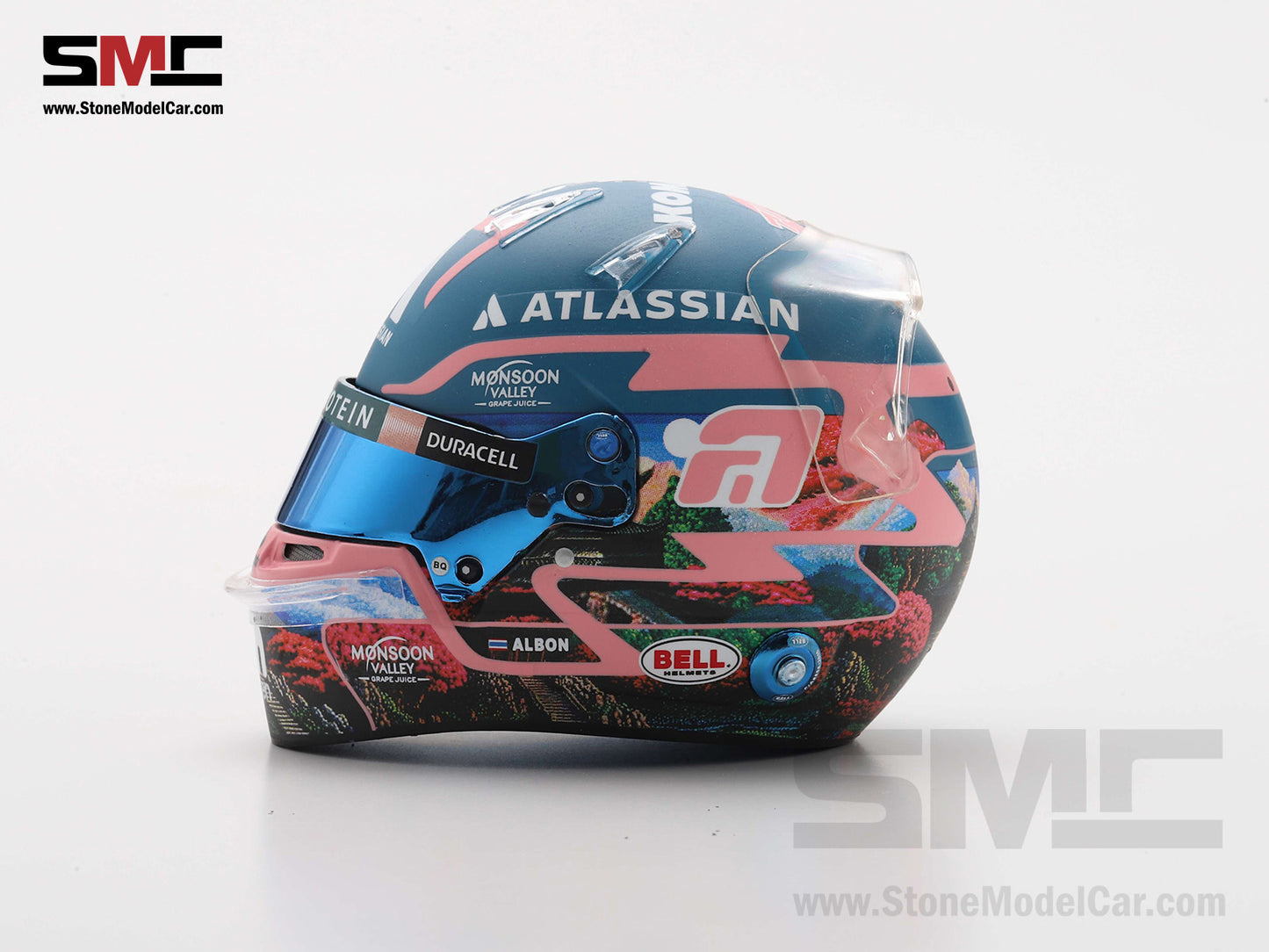 [Pre-Order] Williams F1 FW47 #23 Alexander Albon Japanese GP 2025 Spark 1:5 Miniature Helmet
