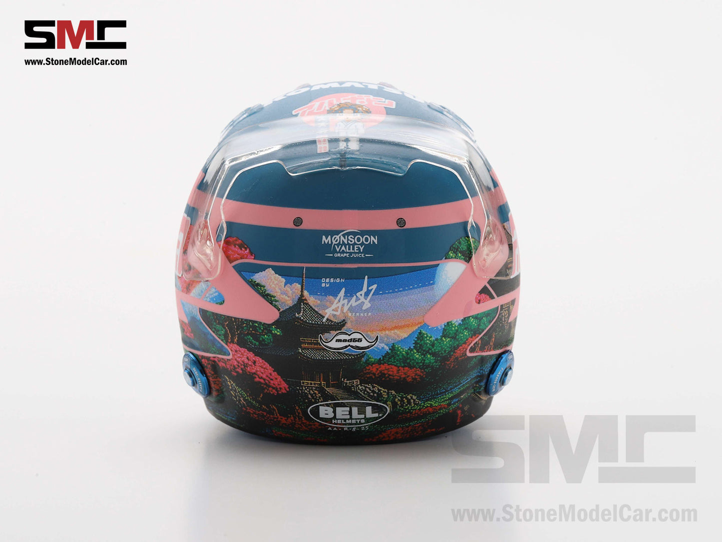 [Pre-Order] Williams F1 FW47 #23 Alexander Albon Japanese GP 2025 Spark 1:5 Miniature Helmet