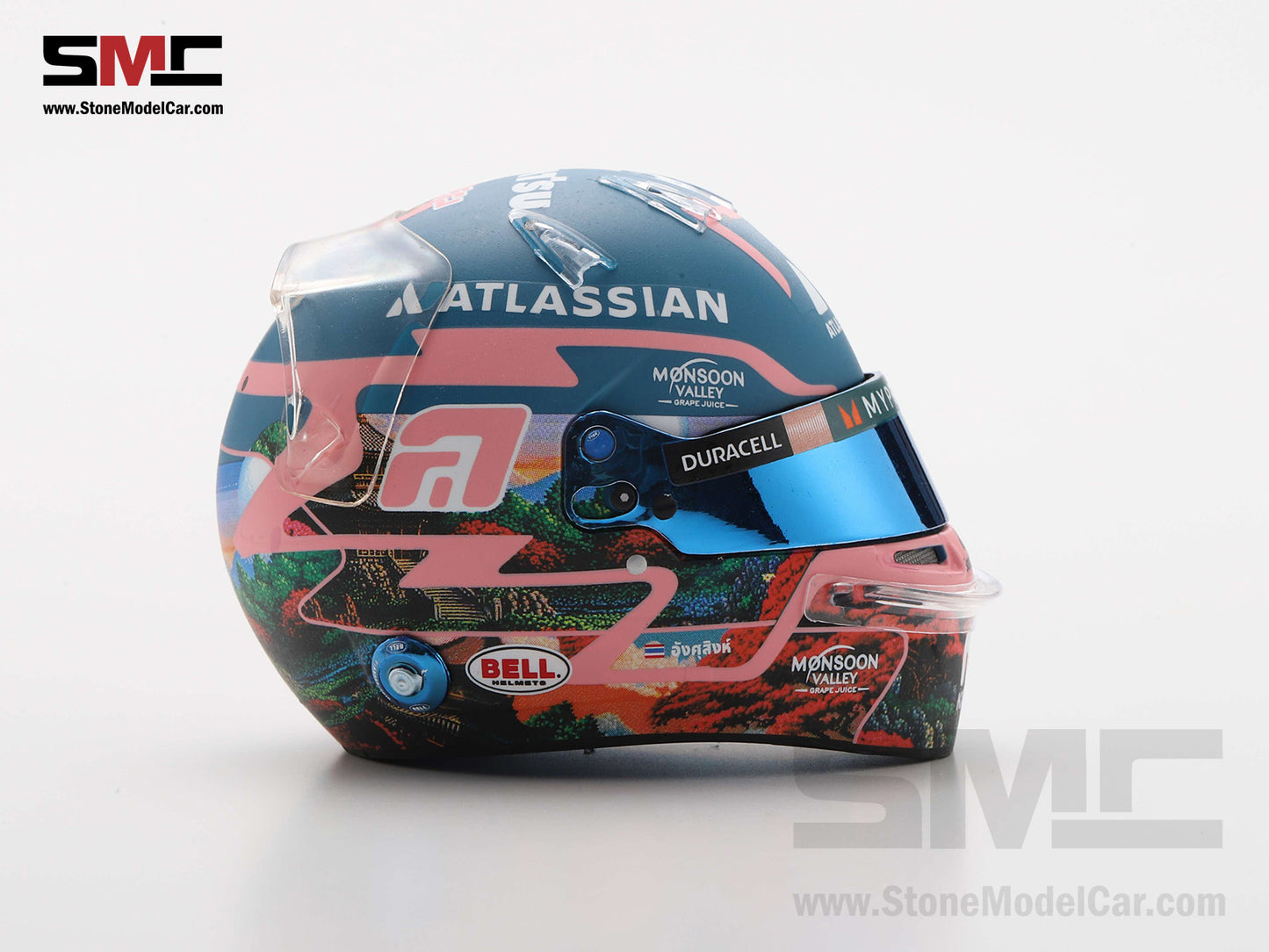 [Pre-Order] Williams F1 FW47 #23 Alexander Albon Japanese GP 2025 Spark 1:5 Miniature Helmet