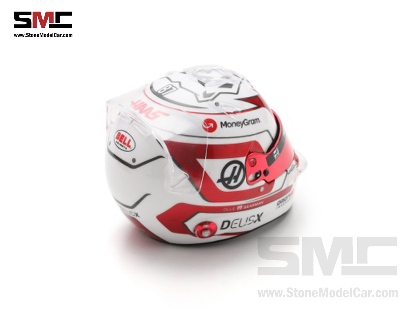 [Pre-Order] Haas F1 Team VF-25 #87 Oliver Bearman Monaco GP 2025 Spark 1:5 Miniature Helmet