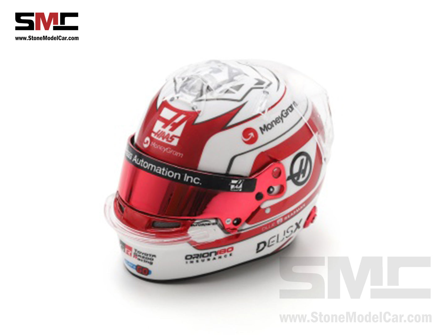 [Pre-Order] Haas F1 Team VF-25 #87 Oliver Bearman Monaco GP 2025 Spark 1:5 Miniature Helmet
