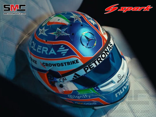 [Pre-Order] Mercedes F1 W16 #12 Kimi Antonelli Emilia-Romagna GP 2025 Home Race Spark 1:5 Helmet
