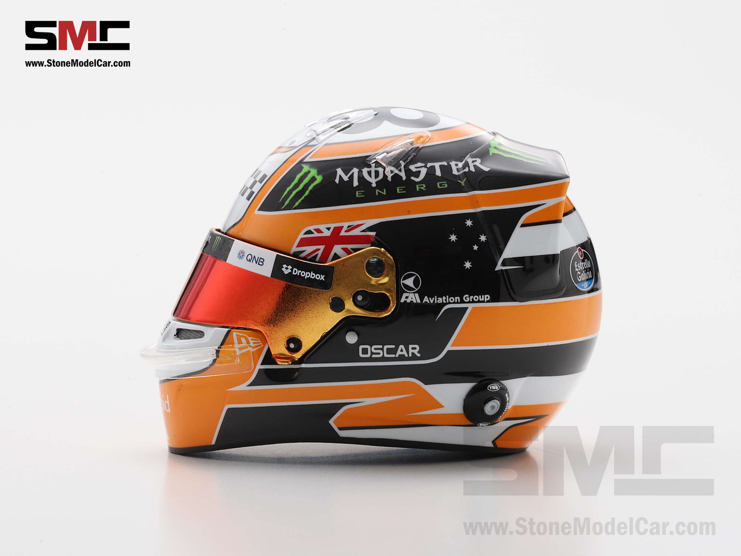 [Pre-Order] McLaren F1 MCL39 #81 Oscar Piastri Monaco GP 2025 Special Livery Spark 1:5 Helmet