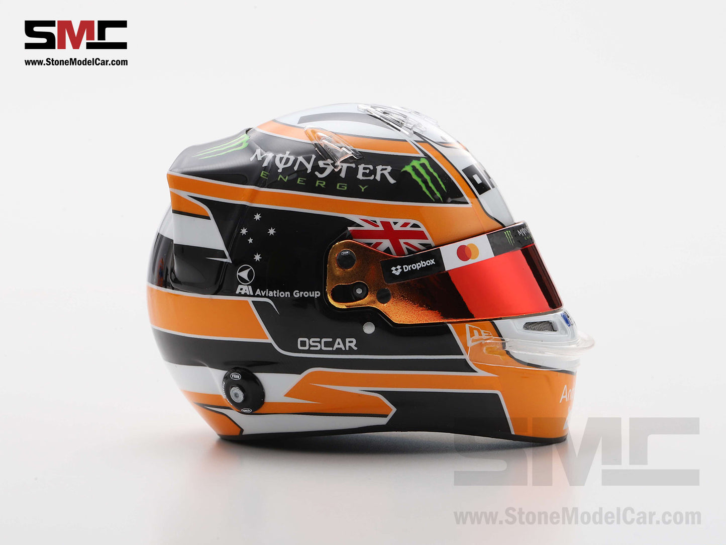 [Pre-Order] McLaren F1 MCL39 #81 Oscar Piastri Monaco GP 2025 Special Livery Spark 1:5 Helmet