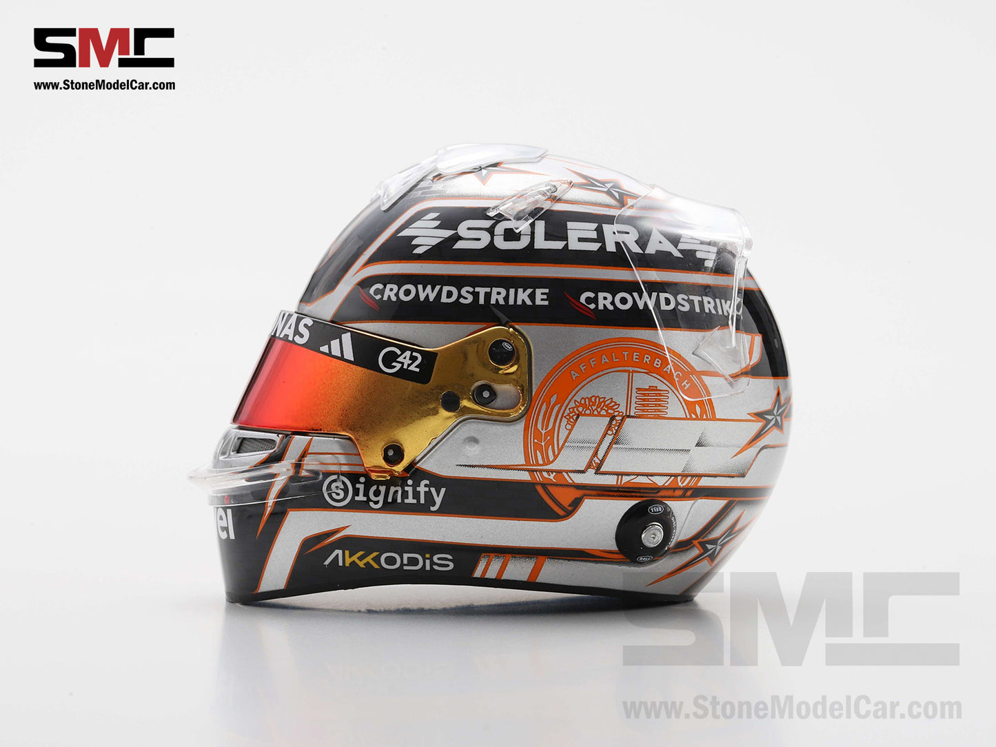[Pre-Order] Mercedes F1 W16 #12 Kimi Antonelli British GP 2025 Spark 1:5 Miniature Helmet