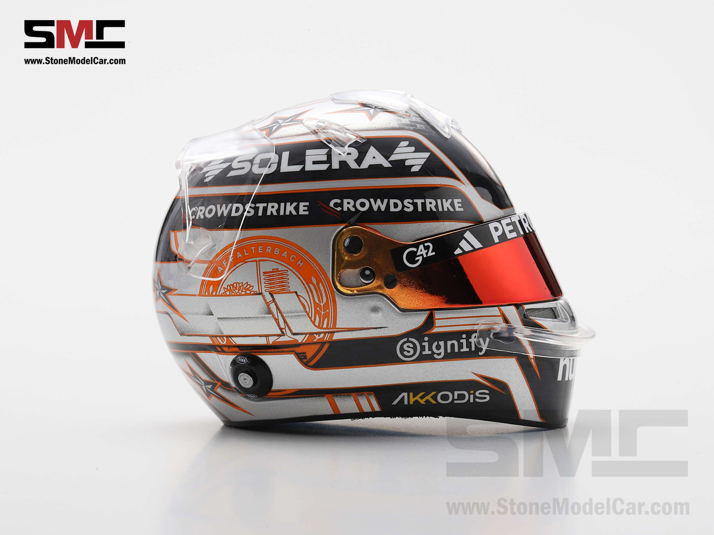[Pre-Order] Mercedes F1 W16 #12 Kimi Antonelli British GP 2025 Spark 1:5 Miniature Helmet
