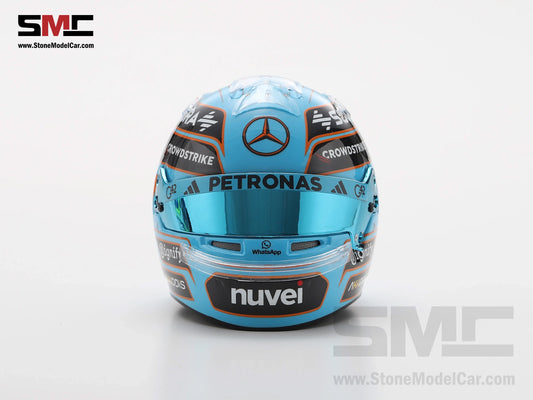 [Pre-Order] Mercedes F1 W16 #63 George Russell British GP 2025 Spark 1:5 Miniature Helmet