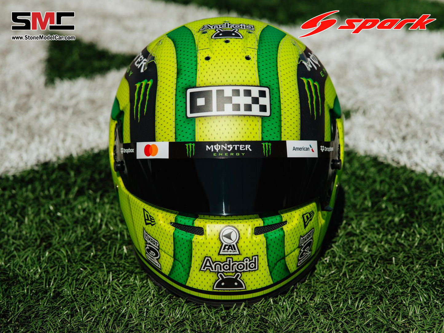 [Pre-Order] McLaren F1 MCL39 #4 Lando Norris US Austin GP 2025 Spark 1:5 Miniature Helmet