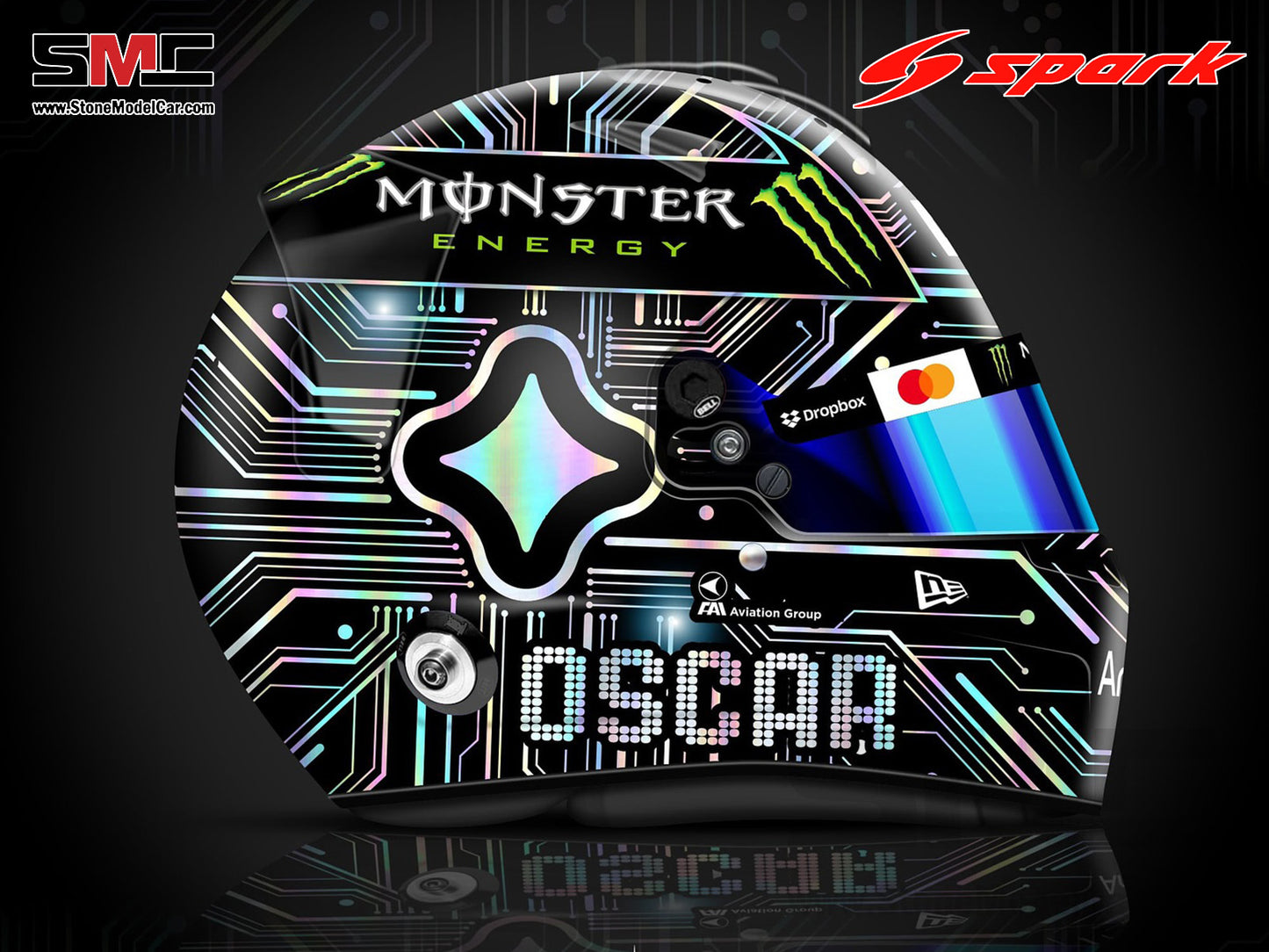 [Pre-Order] McLaren F1 MCL39 #81 Oscar Piastri US Austin GP 2025 Spark 1:5 Miniature Helmet