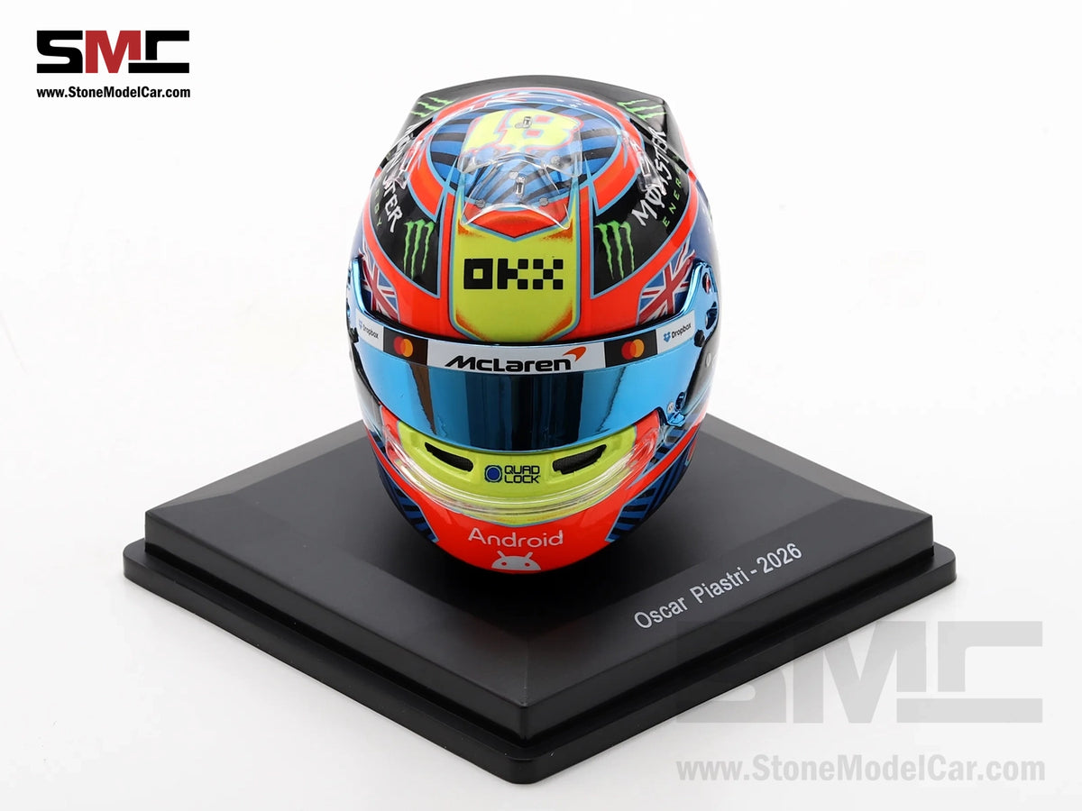 McLaren F1 MCL40 #81 Oscar Piastri Year 2026 Season Spark 1:5 Miniature Helmet 5HF244