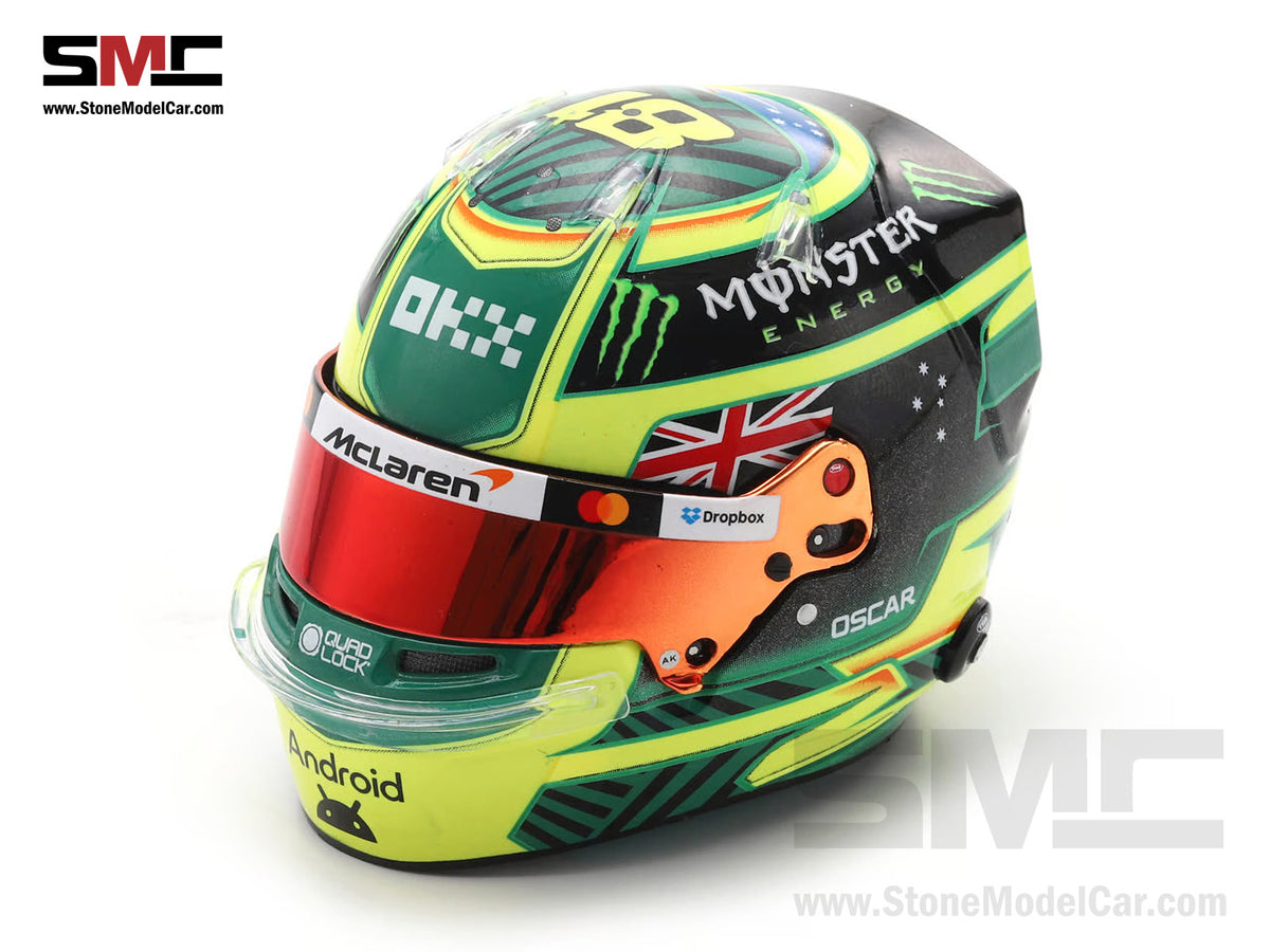 McLaren F1 MCL40 #81 Oscar Piastri Australia GP 2026 Home Race Spark 1:5 Miniature Helmet 5HF245