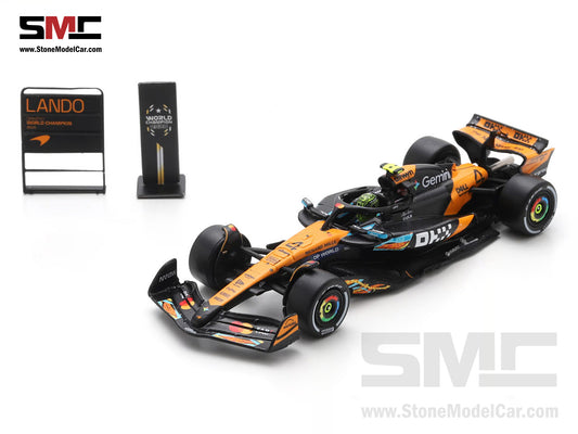 [Pre-Order] McLaren F1 MCL39 #4 Lando Norris Abu Dhabi GP 2025 World Champion 1:64 Spark 64S078