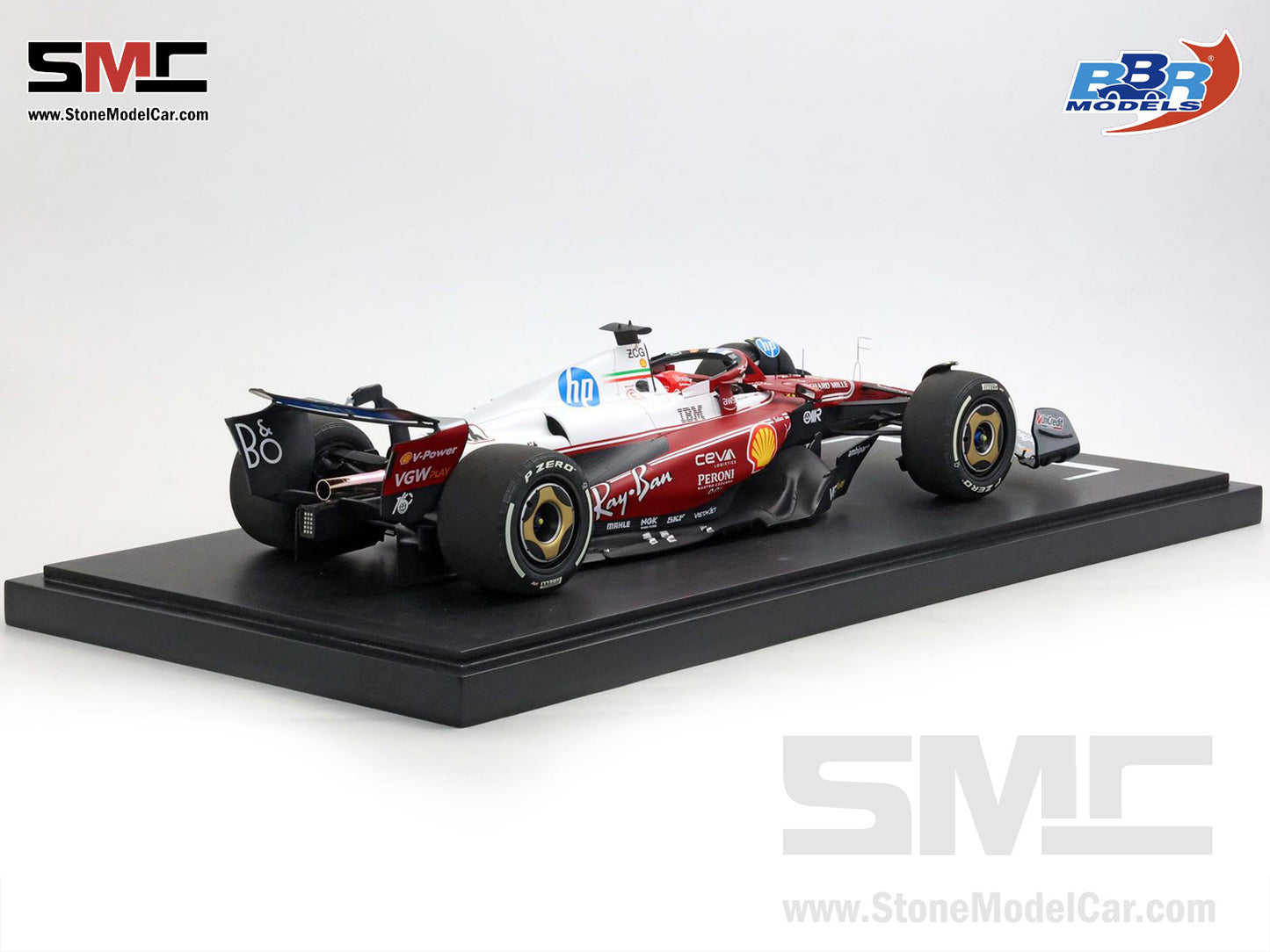 [Pre-Order] Ferrari F1 SF-25 #16 Charles Leclerc Italy Monza GP 2025 312T Special Livery BBR 1:12 BBR1227D16