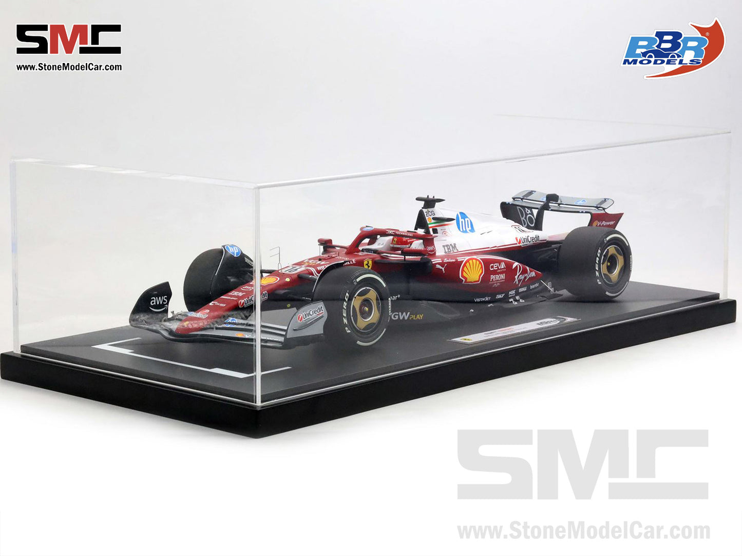 [Pre-Order] Ferrari F1 SF-25 #16 Charles Leclerc Italy Monza GP 2025 312T Special Livery BBR 1:12 BBR1227D16