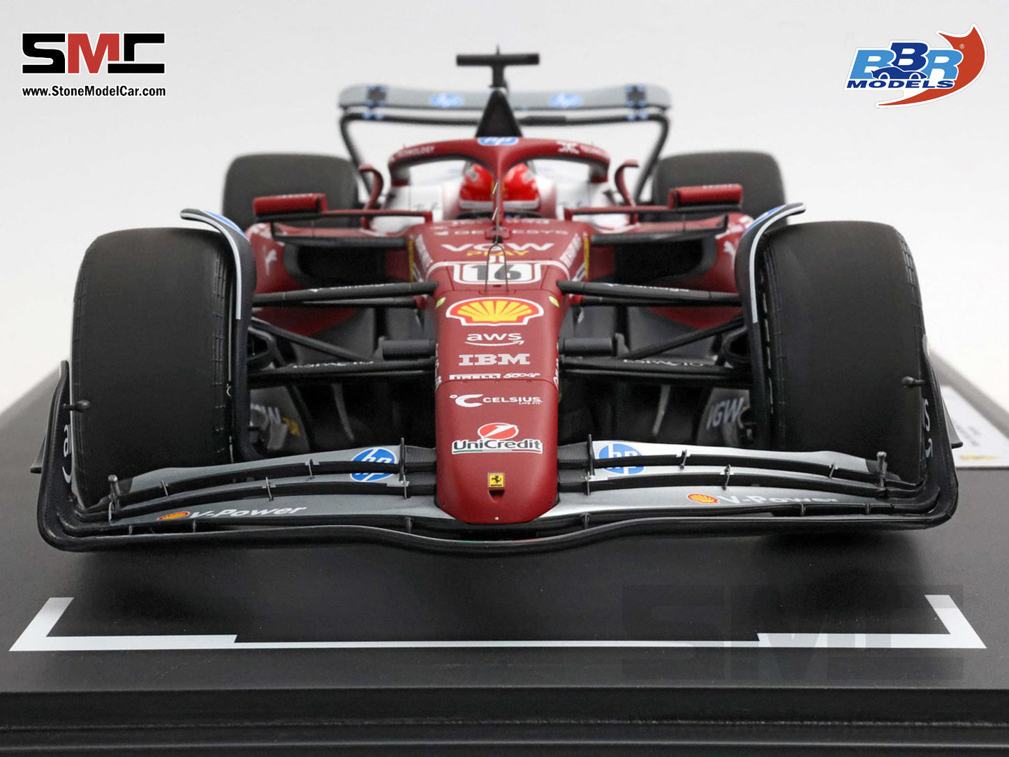 [Pre-Order] Ferrari F1 SF-25 #16 Charles Leclerc Italy Monza GP 2025 312T Special Livery BBR 1:12 BBR1227D16