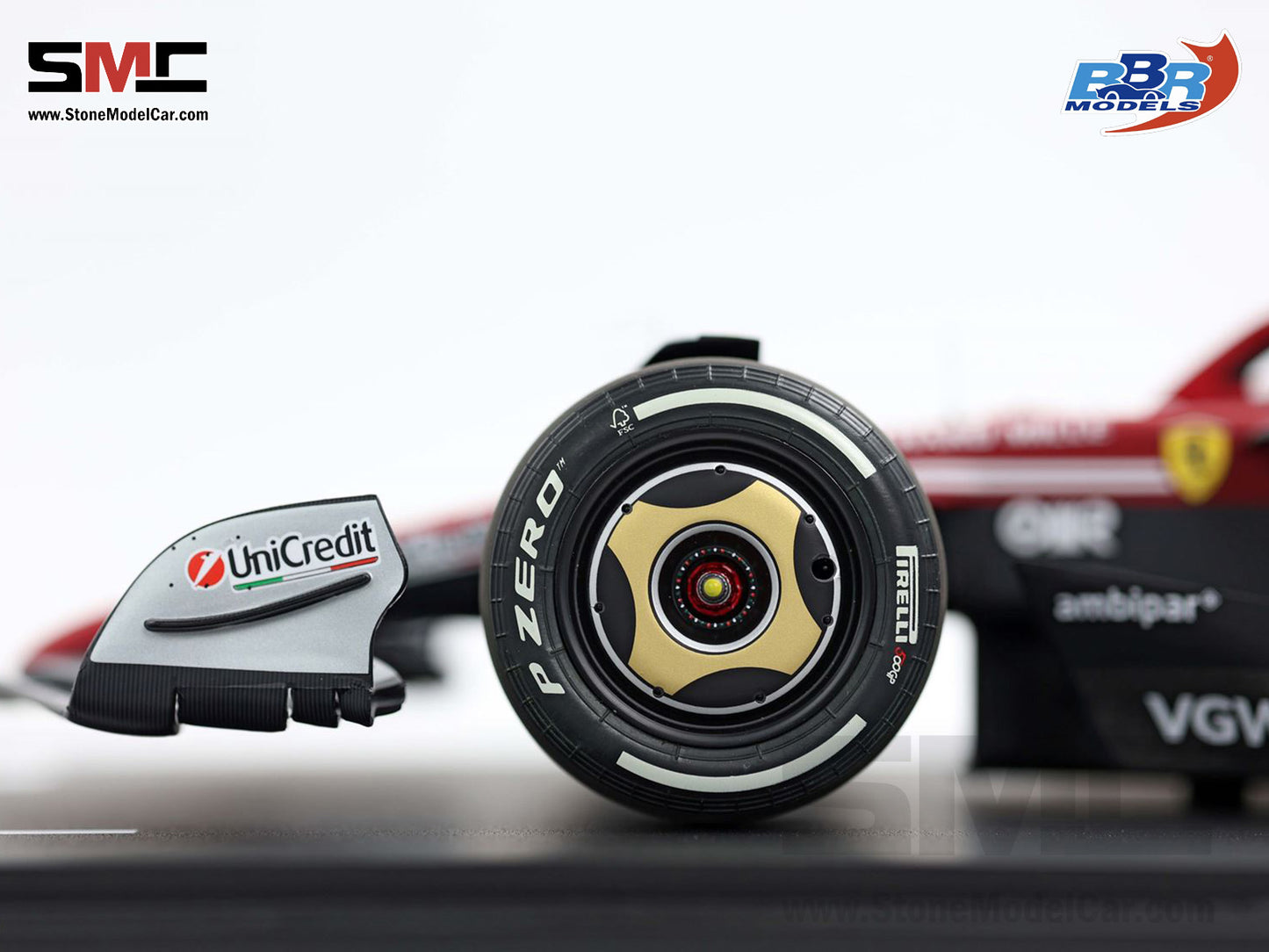 [Pre-Order] Ferrari F1 SF-25 #16 Charles Leclerc Italy Monza GP 2025 312T Special Livery BBR 1:12 BBR1227D16