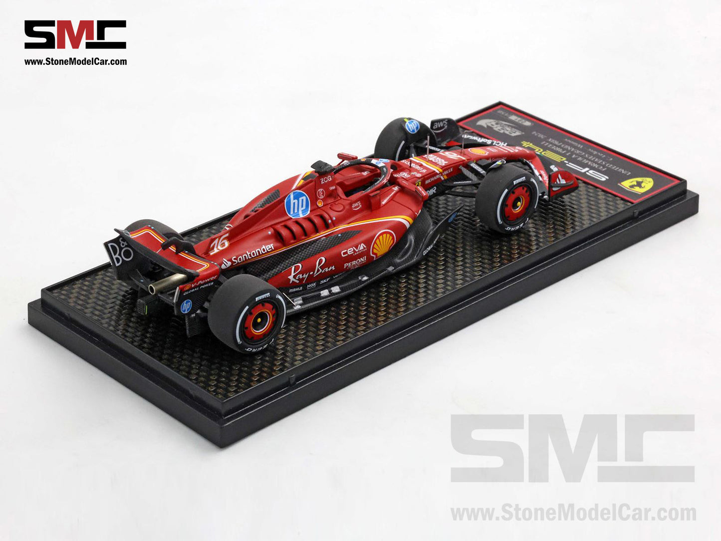 [Pre-Order] Ferrari F1 SF-24 #16 Charles Leclerc Winner US GP Austin 2024 BBR 1:43 BBRC312A