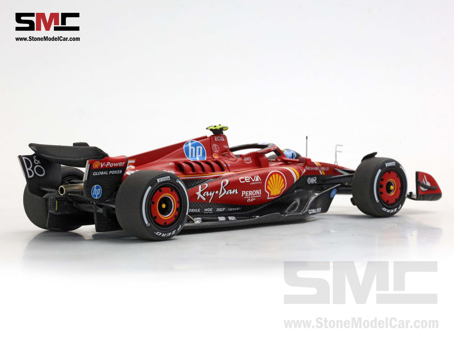 [Pre-Order] Ferrari F1 SF-24 #55 Carlos Sainz US GP 2nd Austin 2024 BBR 1:43 BBRC312B