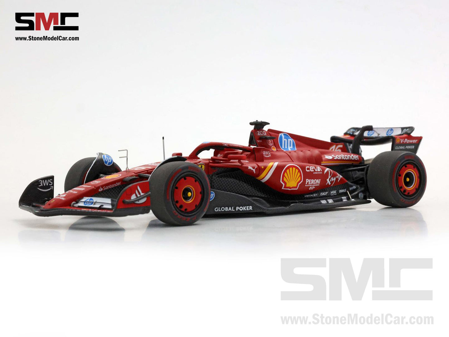 Ferrari F1 SF-24 #16 Charles Leclerc Mexico GP 3rd Place 2024 BBR 1:43 BBRC313A