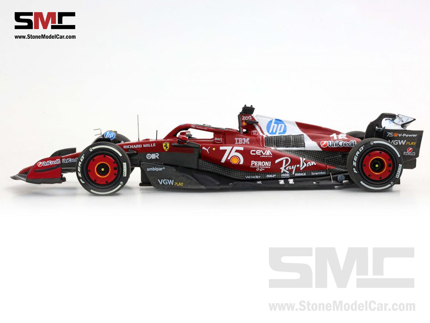 Ferrari F1 SF-25 #16 Charles Leclerc Monaco GP 2025 Shell Special Livery BBR 1:43 BBRC321C16