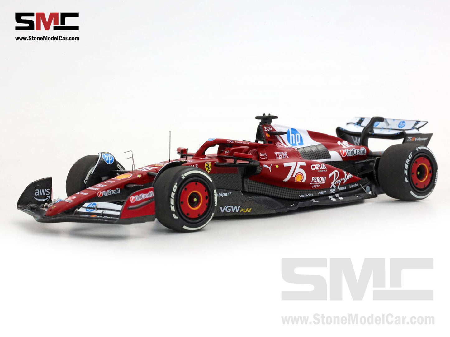 Ferrari F1 SF-25 #16 Charles Leclerc Monaco GP 2025 Shell Special Livery BBR 1:43 BBRC321C16