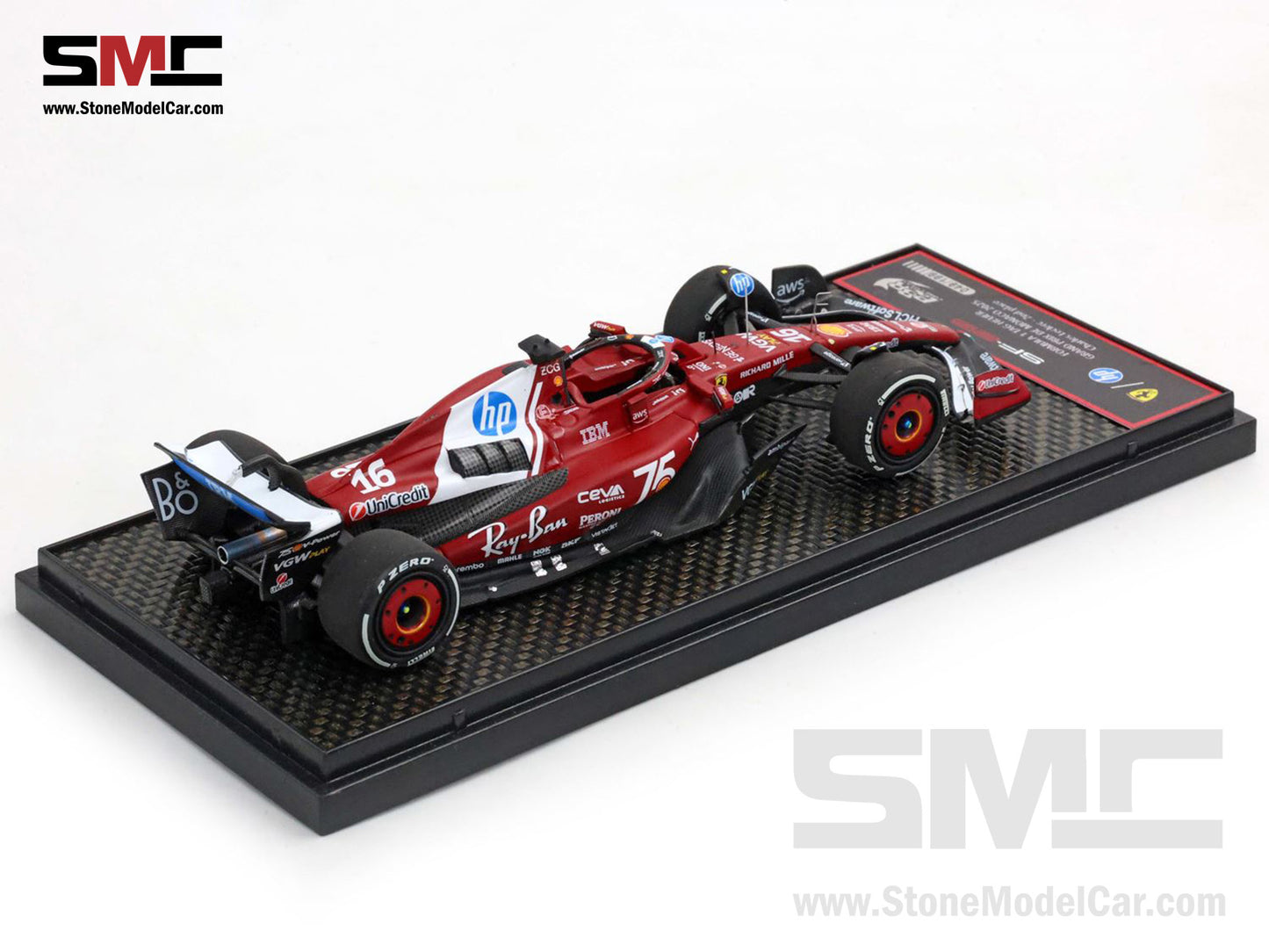 Ferrari F1 SF-25 #16 Charles Leclerc Monaco GP 2025 Shell Special Livery BBR 1:43 BBRC321C16