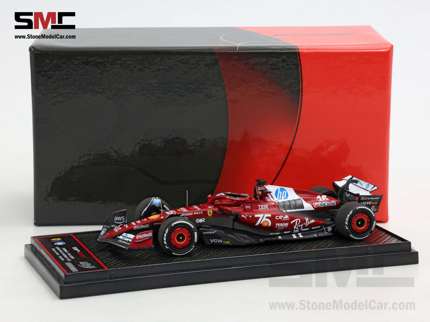 Ferrari F1 SF-25 #16 Charles Leclerc Monaco GP 2025 Shell Special Livery BBR 1:43 BBRC321C16