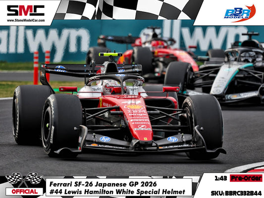 [Pre-Order] Ferrari HP F1 SF-26 #44 Lewis Hamilton Japanese GP 2026 BBR 1:43 BBRC332B44