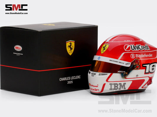 [Pre-Order] Ferrari F1 SF-25 #16 Charles Leclerc Season 2025 BELL 1:2 Helmet