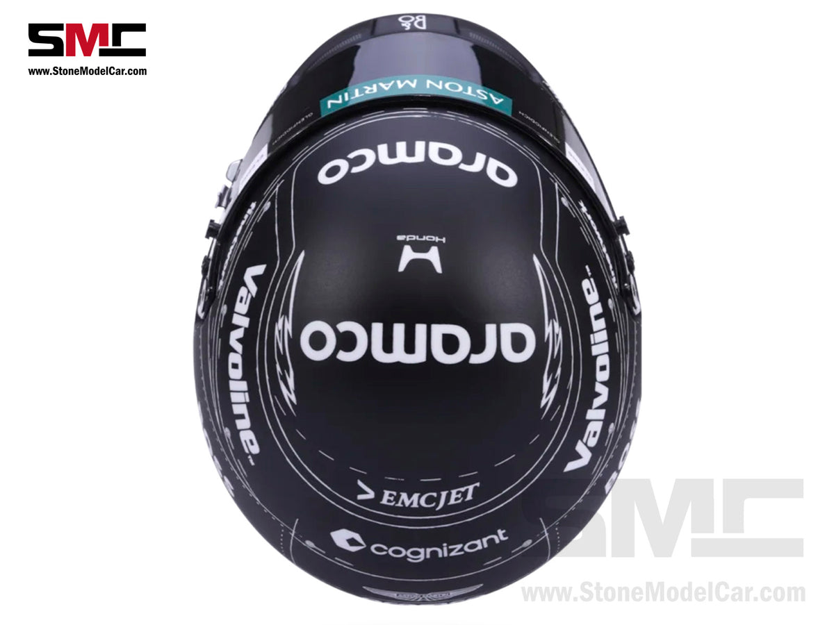 Aston Martin F1 AMR26 #14 Fernando Alonso Spanish Madrid GP 2026 BELL 1:2 Miniature Helmet