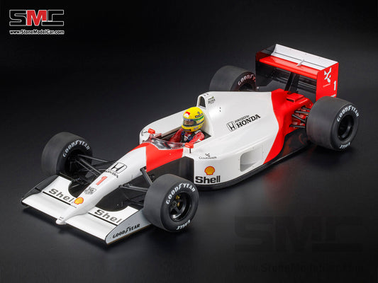 Mclaren F1 MP4/6 #1 Ayrton Senna Monaco 1991 World Champion with Driver 1:12 GP REPLICAS Plus Decal