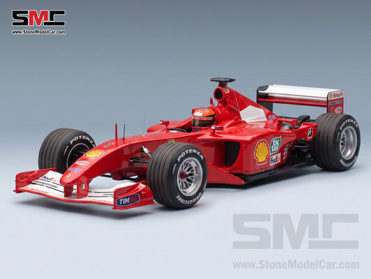 [Pre-Order] Ferrari F1 F2001 #1 Michael Schumacher Monaco GP Winner 2001 World Champion 1:18 GP REPLICAS with Driver + Decal