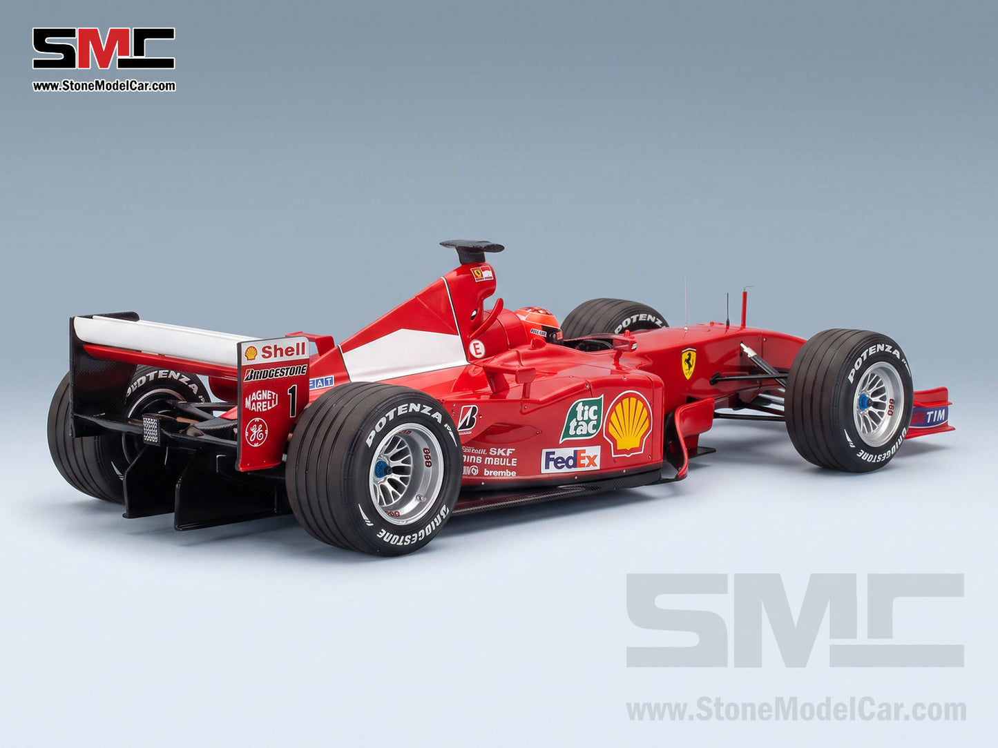[Pre-Order] Ferrari F1 F2001 #1 Michael Schumacher Monaco GP Winner 2001 World Champion 1:18 GP REPLICAS with Driver and Decal