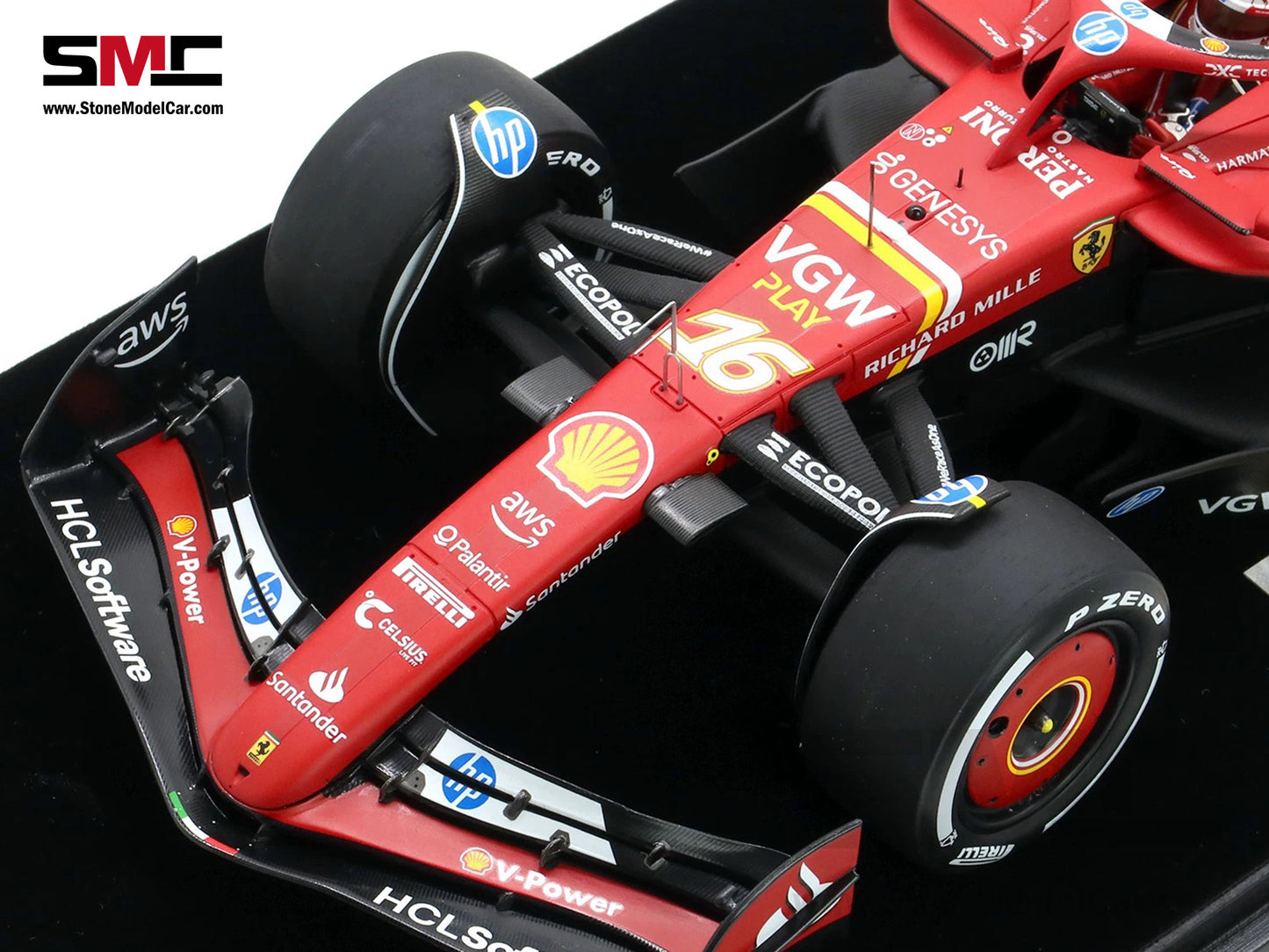 [Pre-Order] Ferrari F1 SF-24 #16 Charles Leclerc Winner Monaco GP 2024 Looksmart 1:18 LS18F1063