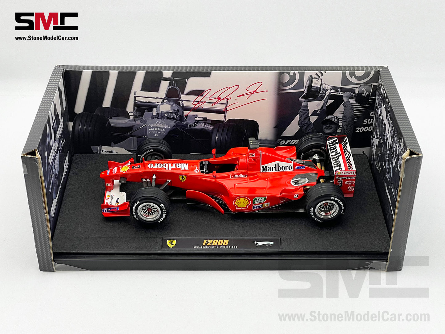 [Pre-Owned] Ferrari F1-2000 #3 Michael Schumacher Japan GP 2000 3x Times World Champion Hot Wheels Elite 1:18