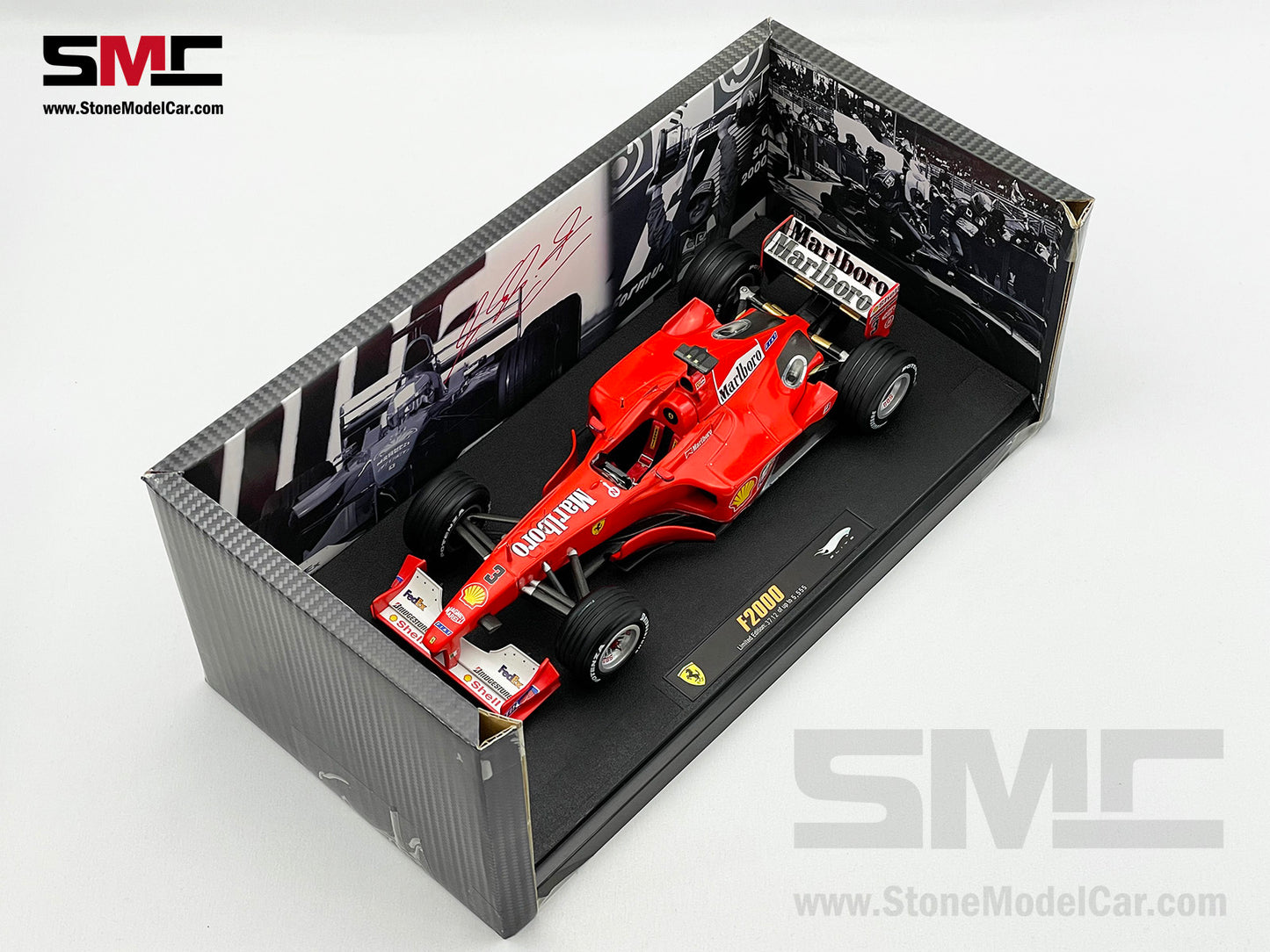 [Pre-Owned] Ferrari F1-2000 #3 Michael Schumacher Japan GP 2000 3x Times World Champion Hot Wheels Elite 1:18