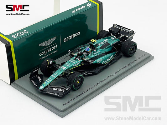 Aston Martin F1 AMR23 #14 Fernando Alonso Monaco GP 2nd 2023 1:43 Spark S8585