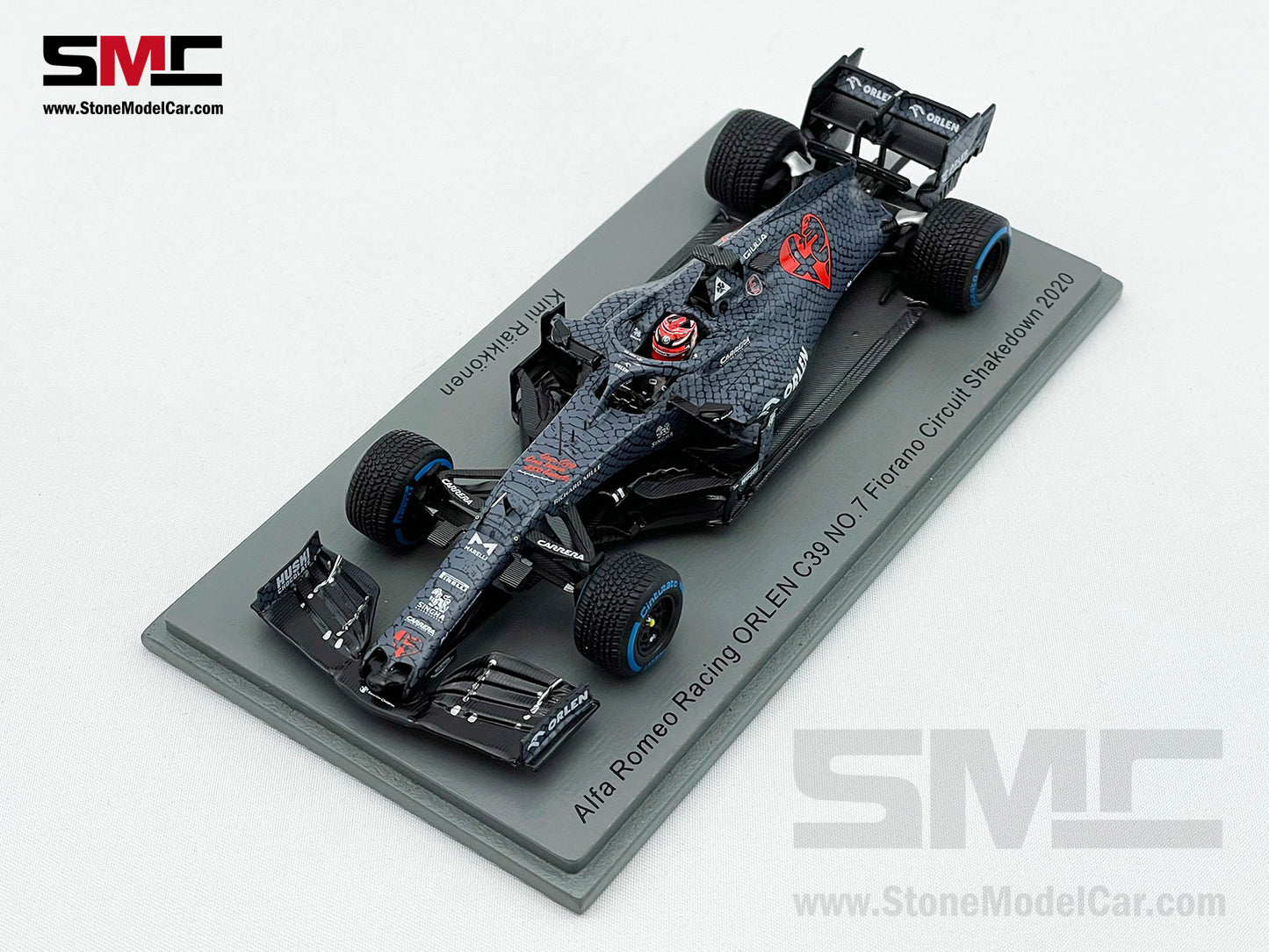 Alfa Romeo F1 C39 #7 Kimi Raikkonen Fiorano Shakedown Valentine's Test Livery 2020 1:43 Spark