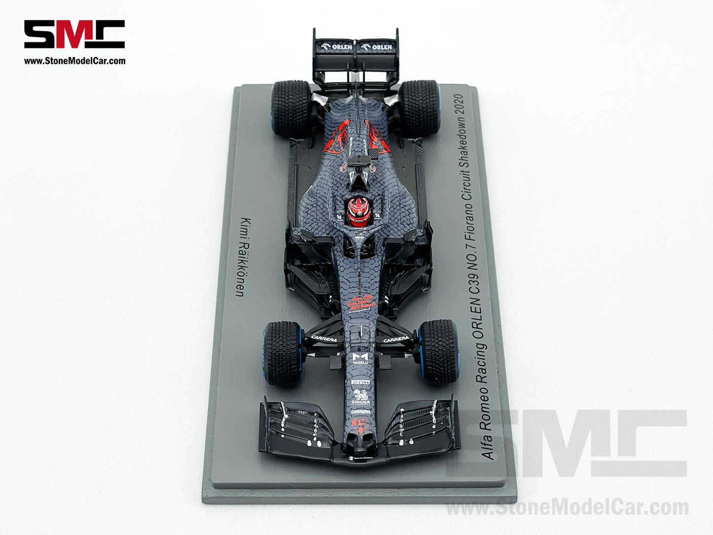 Alfa Romeo F1 C39 #7 Kimi Raikkonen Fiorano Shakedown Valentine's Test Livery 2020 1:43 Spark