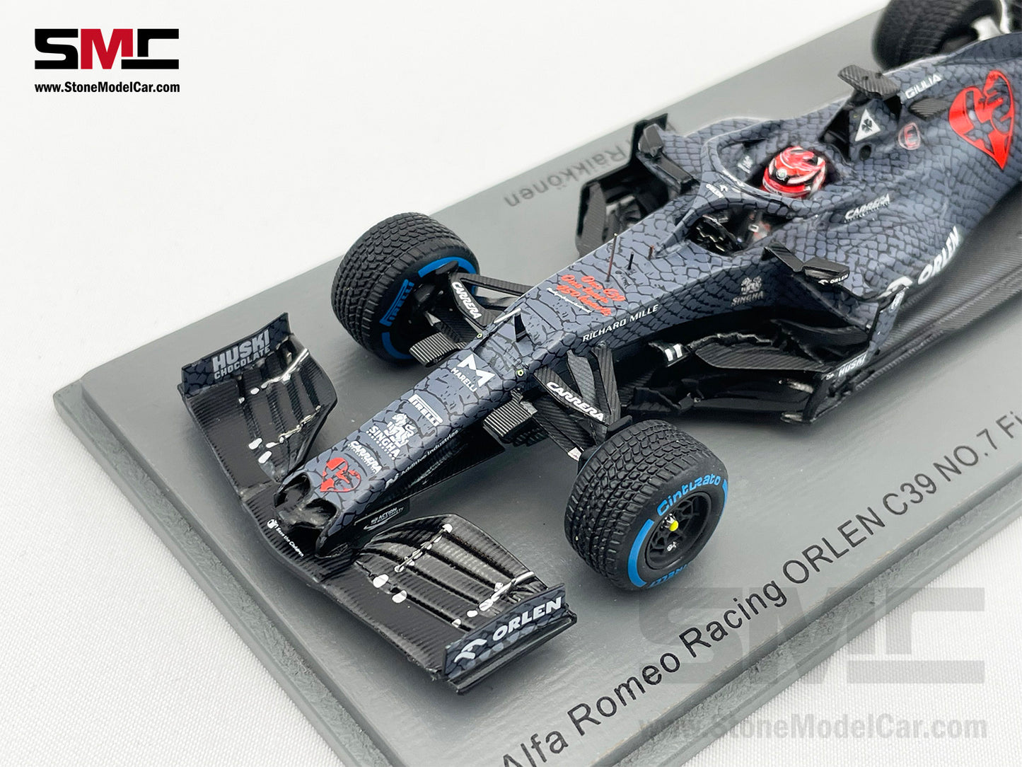 Alfa Romeo F1 C39 #7 Kimi Raikkonen Fiorano Shakedown Valentine's Test Livery 2020 1:43 Spark