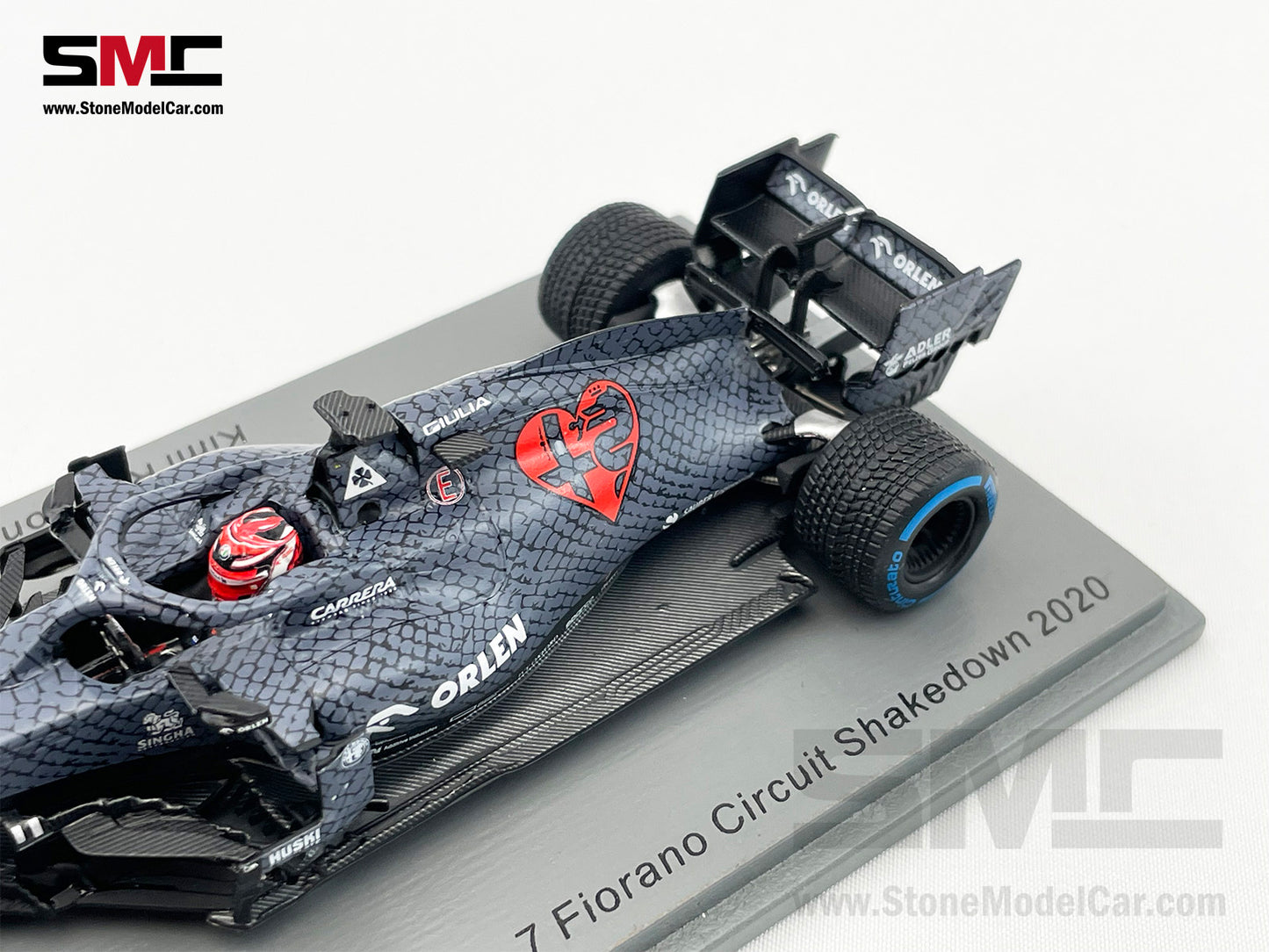Alfa Romeo F1 C39 #7 Kimi Raikkonen Fiorano Shakedown Valentine's Test Livery 2020 1:43 Spark