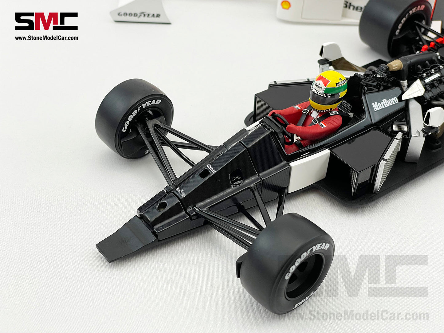 Mclaren MP4/4 #12 Ayrton Senna 1988 F1 World Champion 1:18 Premium X Full Open w Decal