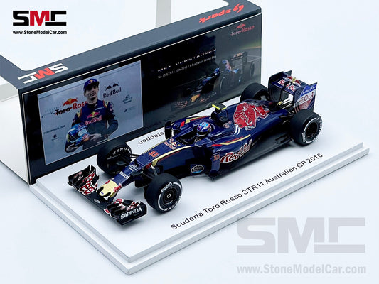 1:43 Spark Toro Rosso F1 STR11 #33 Max Verstappen Austrlia GP 10th 2016 1st Race