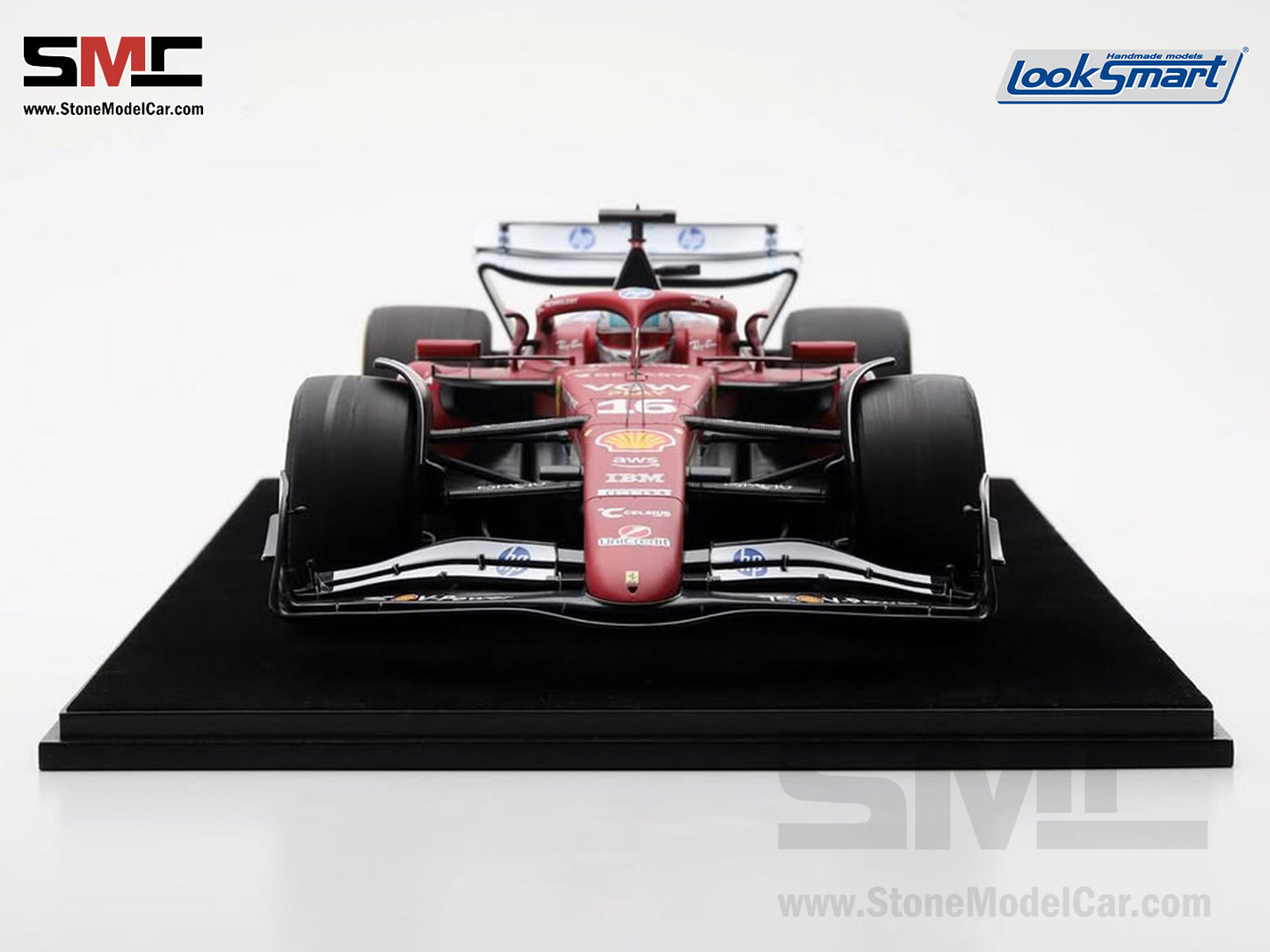 [Pre-Order] Ferrari F1 SF-25 #16 Charles Leclerc Monaco GP 2025 Shell Special Livery 1:12 Looksmart LS1216