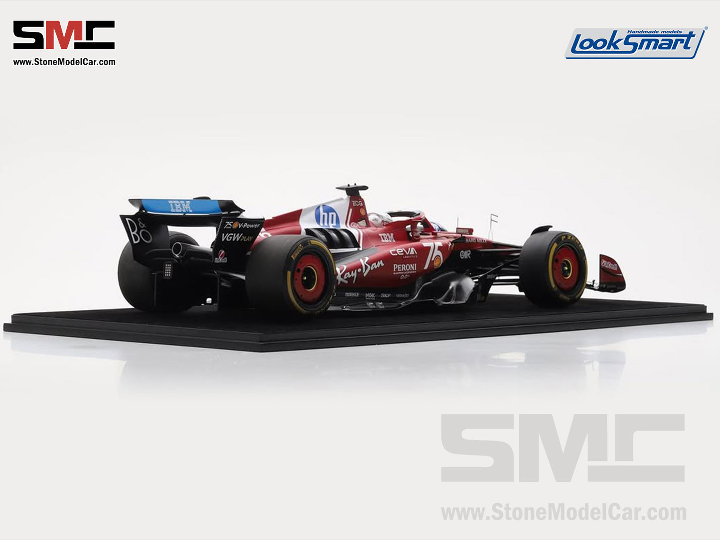[Pre-Order] Ferrari F1 SF-25 #16 Charles Leclerc Monaco GP 2025 Shell Special Livery 1:12 Looksmart LS1216