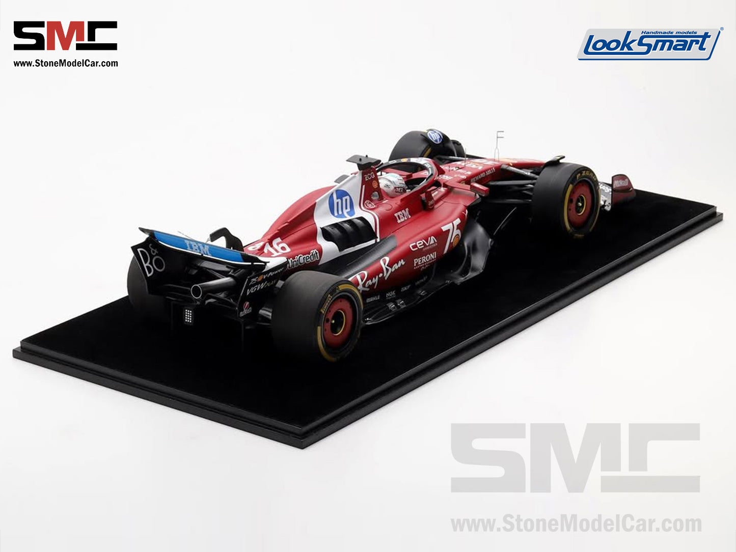 [Pre-Order] Ferrari F1 SF-25 #16 Charles Leclerc Monaco GP 2025 Shell Special Livery 1:12 Looksmart LS1216