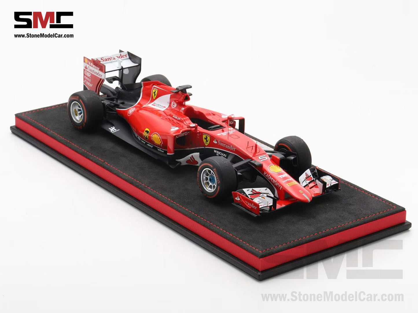 [Pre-Order] Ferrari F1 SF15-T #5 Sebastian Vettel Winner Malaysian GP 2015 Looksmart 1:18 Special Figrine Edition