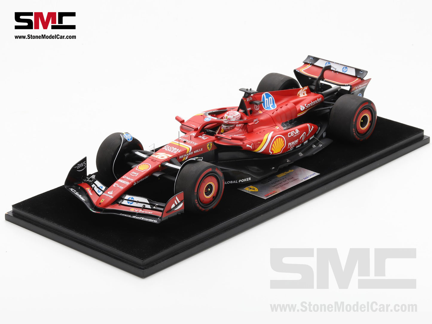 [Pre-Order] Ferrari F1 SF-24 #16 Charles Leclerc Mexico GP 3rd Place 2024 Looksmart 1:18 LS18F1070